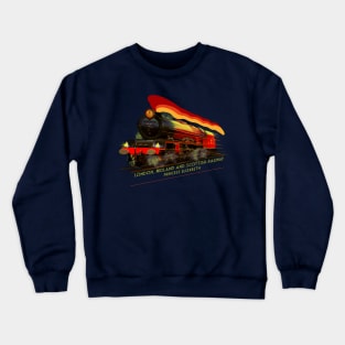 Gorgeous_Steam_Locomotive_Princess_Elizabeth_Train Crewneck Sweatshirt